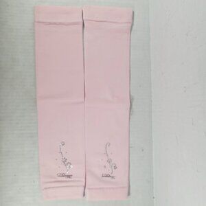 Cooltac UV Arm Guards Pink Cooling Sweat Absorb Moisture Control Size S